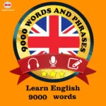 Learn English 9000 Words – دانلود رایگان  نرم افزار کمک آموزشی موبایل اندروییدی – (یادگیری 9000 کلمه انگلیسی)