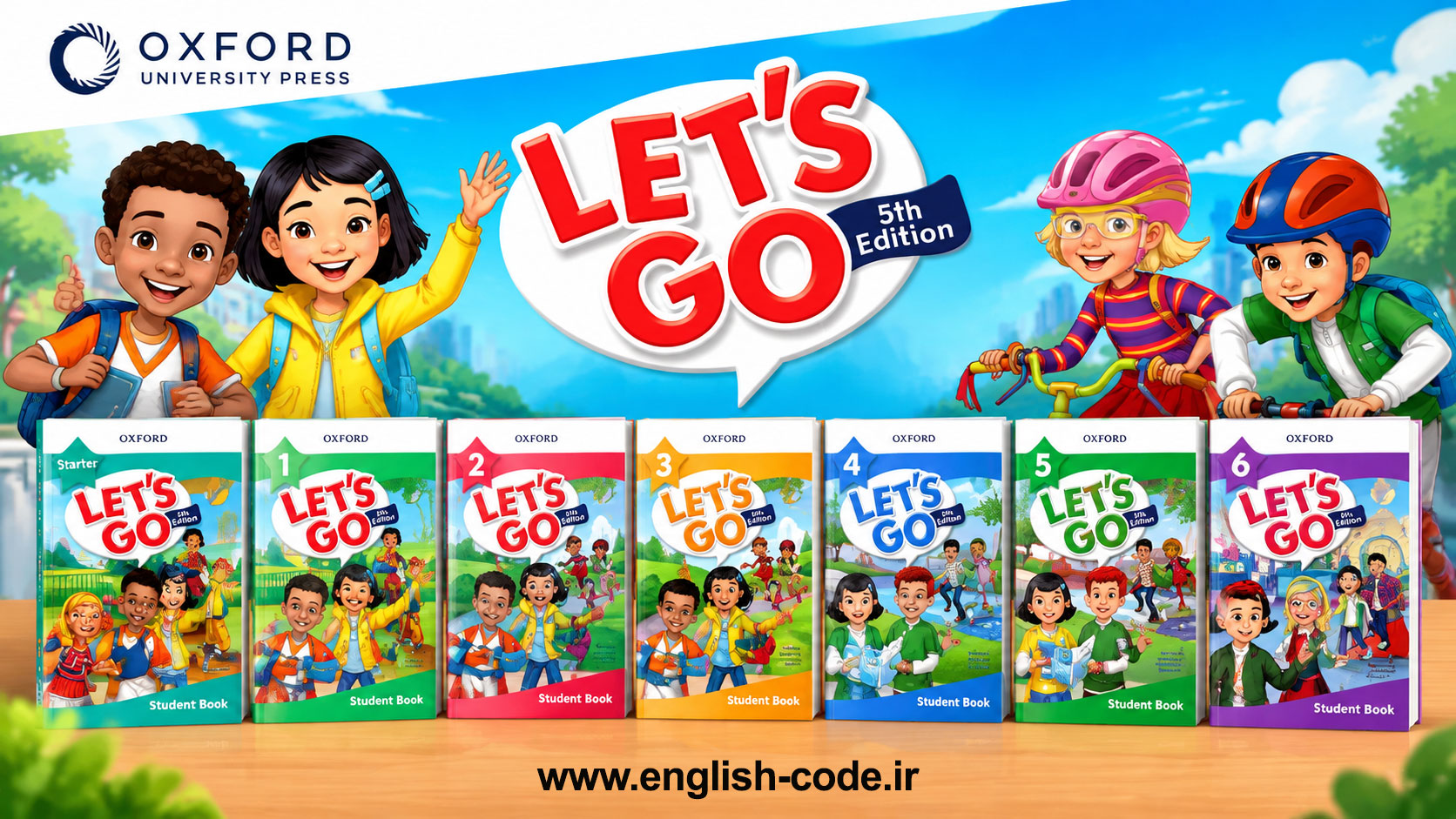 جلد کتاب Let's Go آموزش زبان انگلیسی کودکان